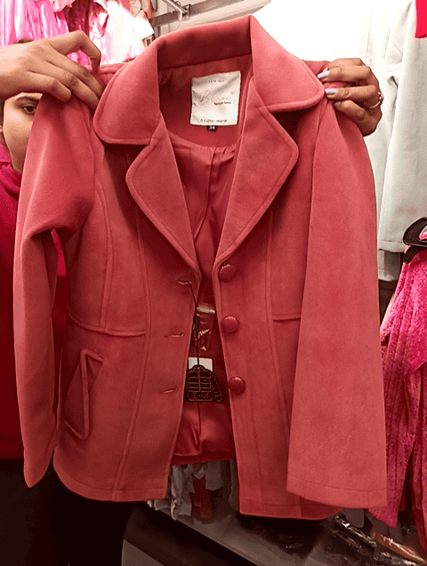 coral tweed jackets & coat - 21638811 -  Standard Image - 0