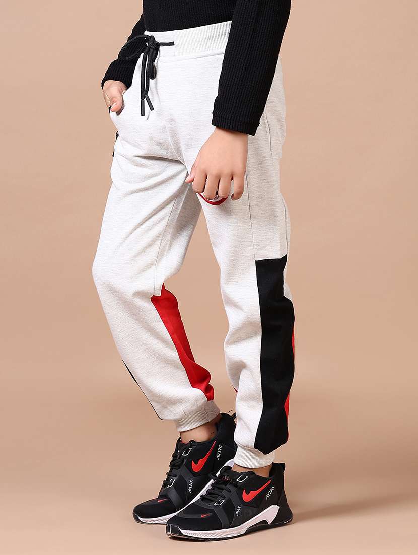 boys grey color block joggers - 21638818 -  Standard Image - 5