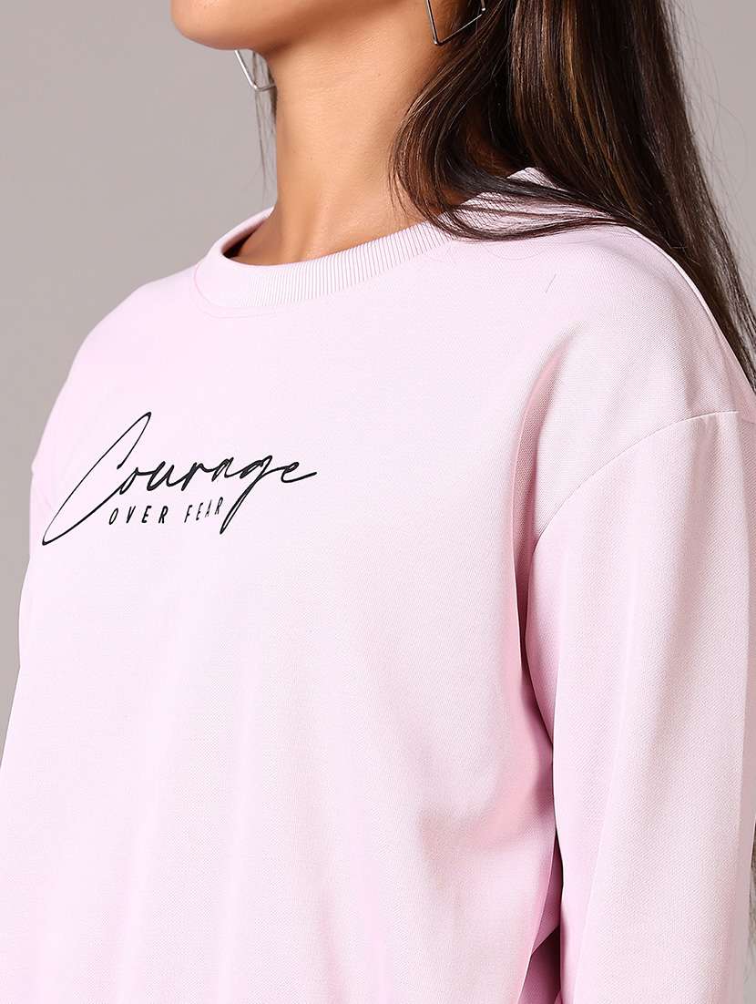 Women Chest Print Long Sleeves Sweatshirt - 21638845 -  Standard Image - 5