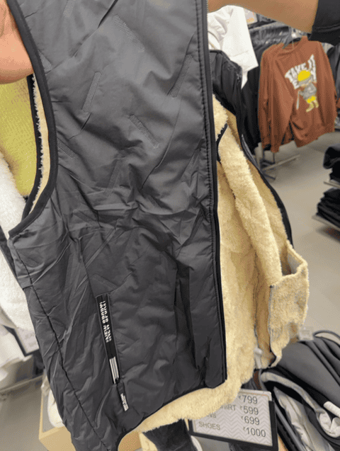 grey nylon casual jacket - 21638847 -  Zoom Image - 0