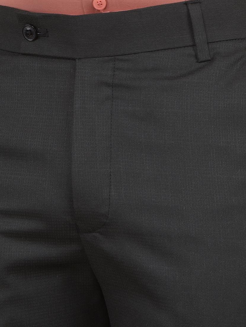 men solid mid rise chinos formal trouser - 21639020 - Standard Image - 5