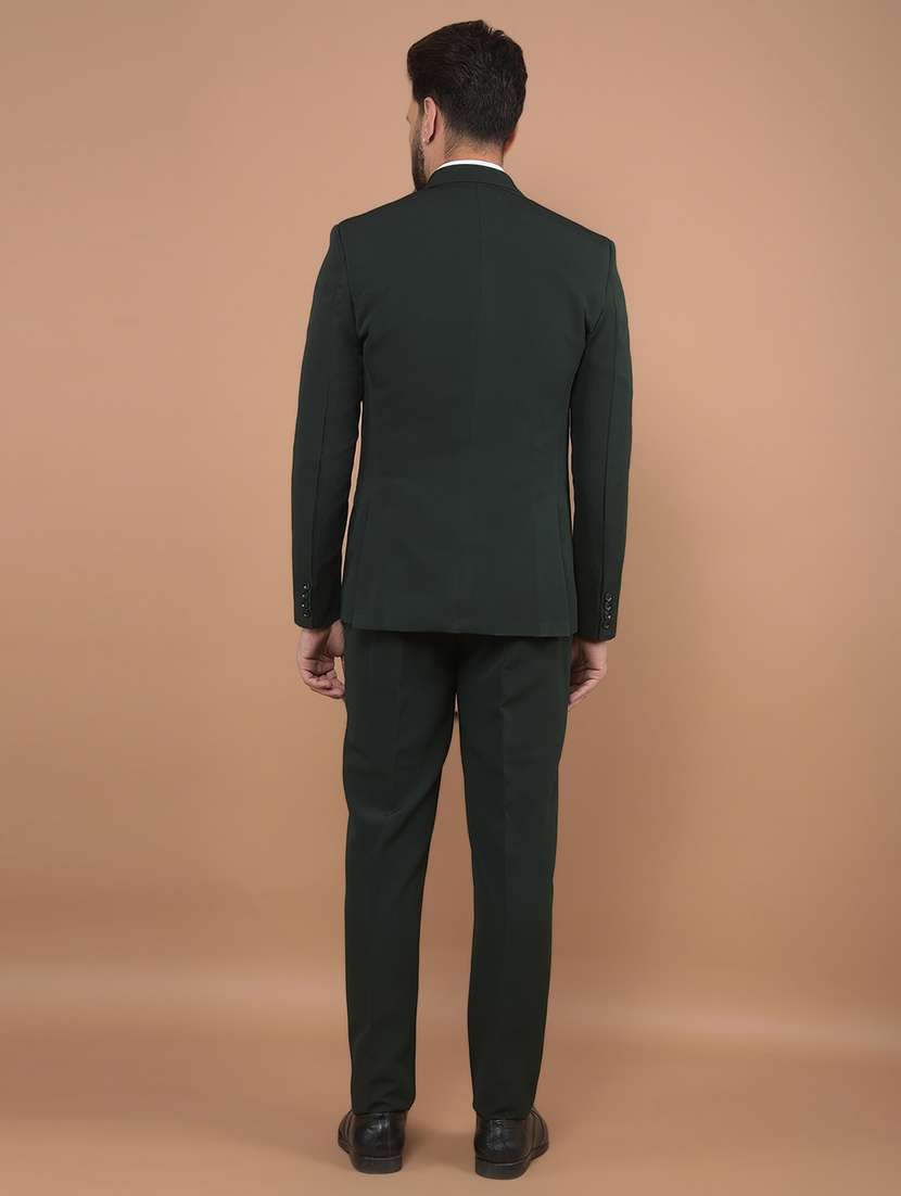 men solid 3-piece formal suit - 21639048 -  Standard Image - 3