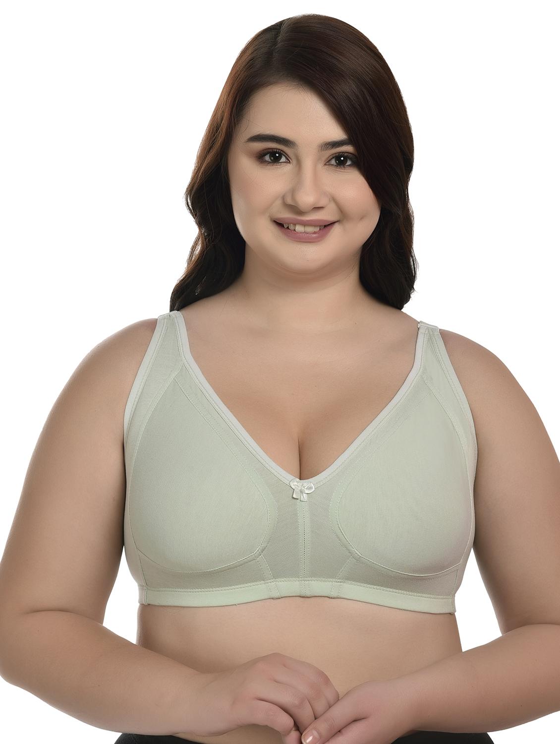 women solid full coverage plus size bra - 21639058 -  Zoom Image - 0
