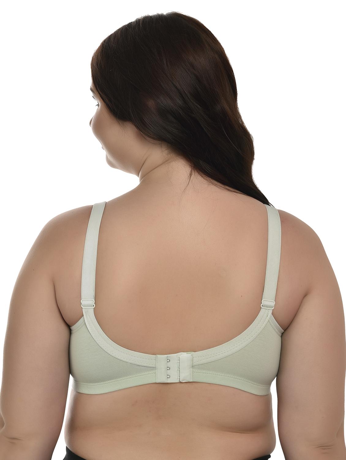 women solid full coverage plus size bra - 21639058 - Standard Image - 3