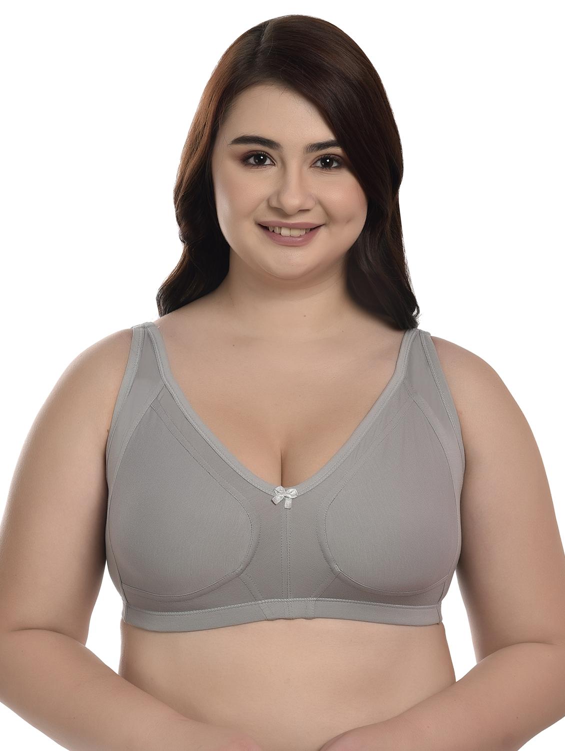 women solid full coverage plus size bra - 21639059 - Zoom Image - 0