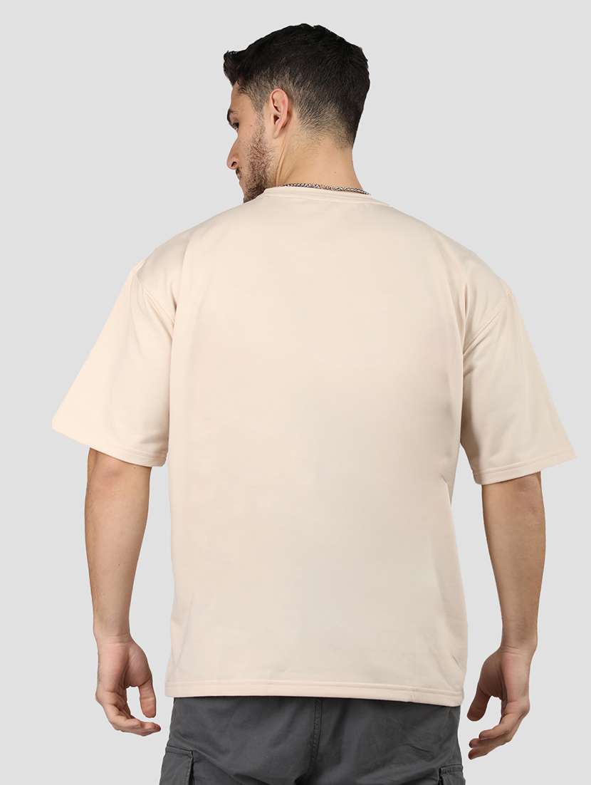 men plain short sleeves oversized t-shirt - 21639088 -  Standard Image - 3