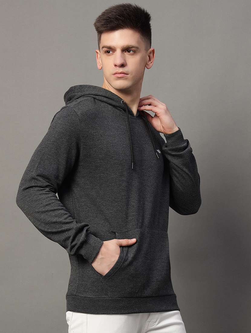 men long sleeves plain sweatshirt