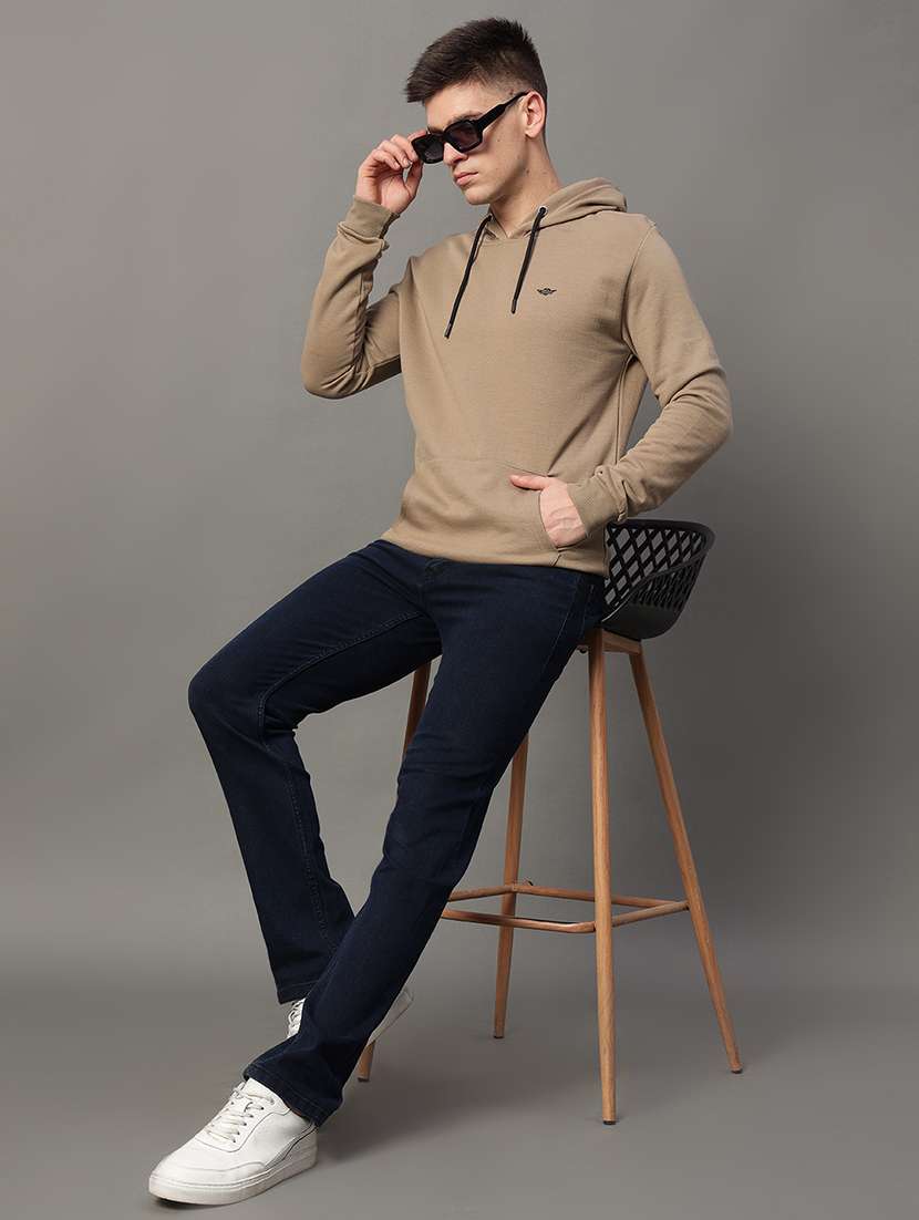 men long sleeves plain sweatshirt - 21639216 -  Standard Image - 3