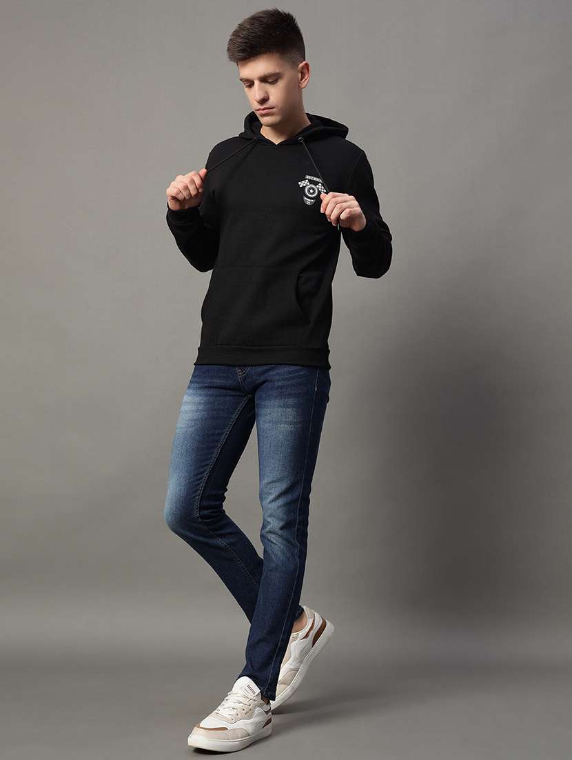 men long sleeves placement print sweatshirt - 21639220 -  Standard Image - 3