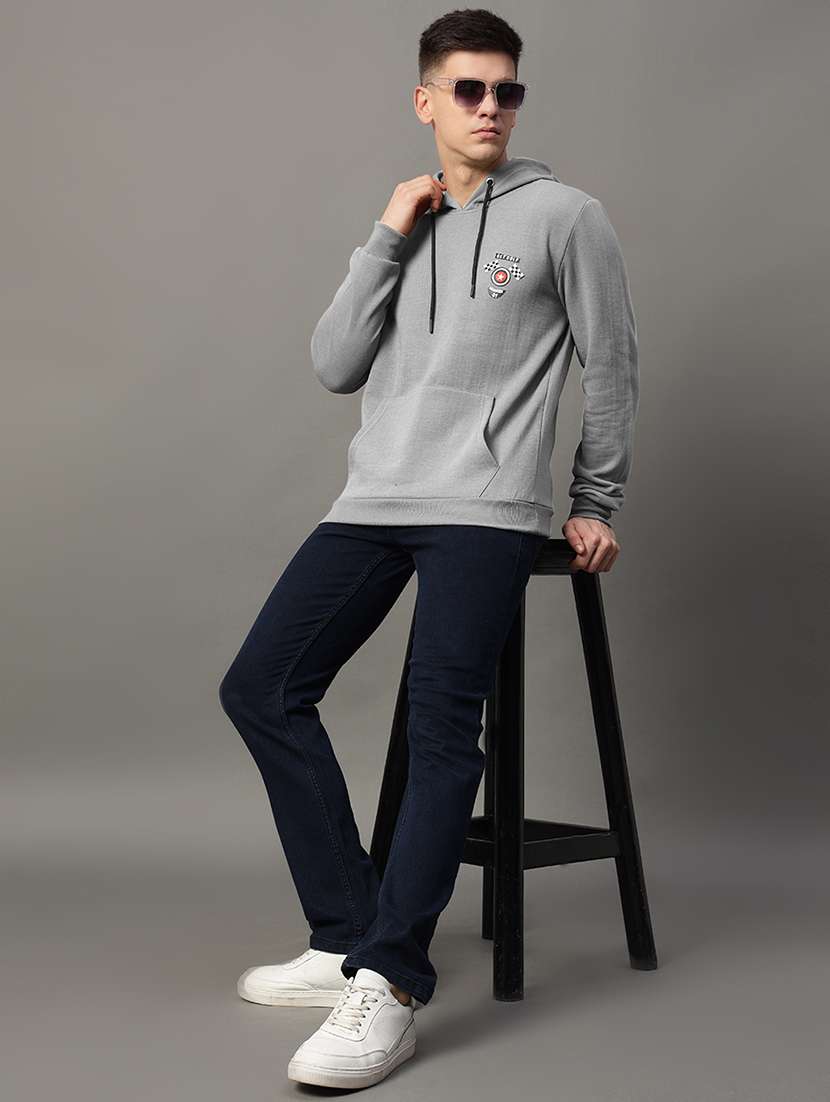 men long sleeves placement print sweatshirt - 21639224 -  Standard Image - 3