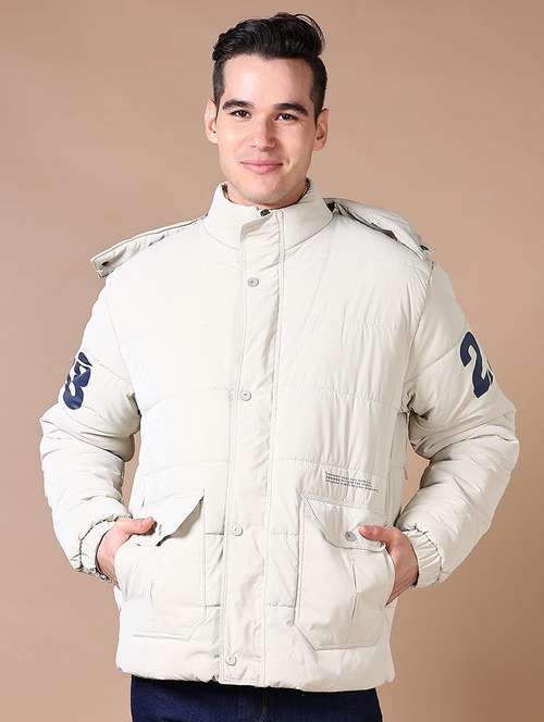 men solid long sleeve quilted jacket - 21639266 -  Standard Image - 0