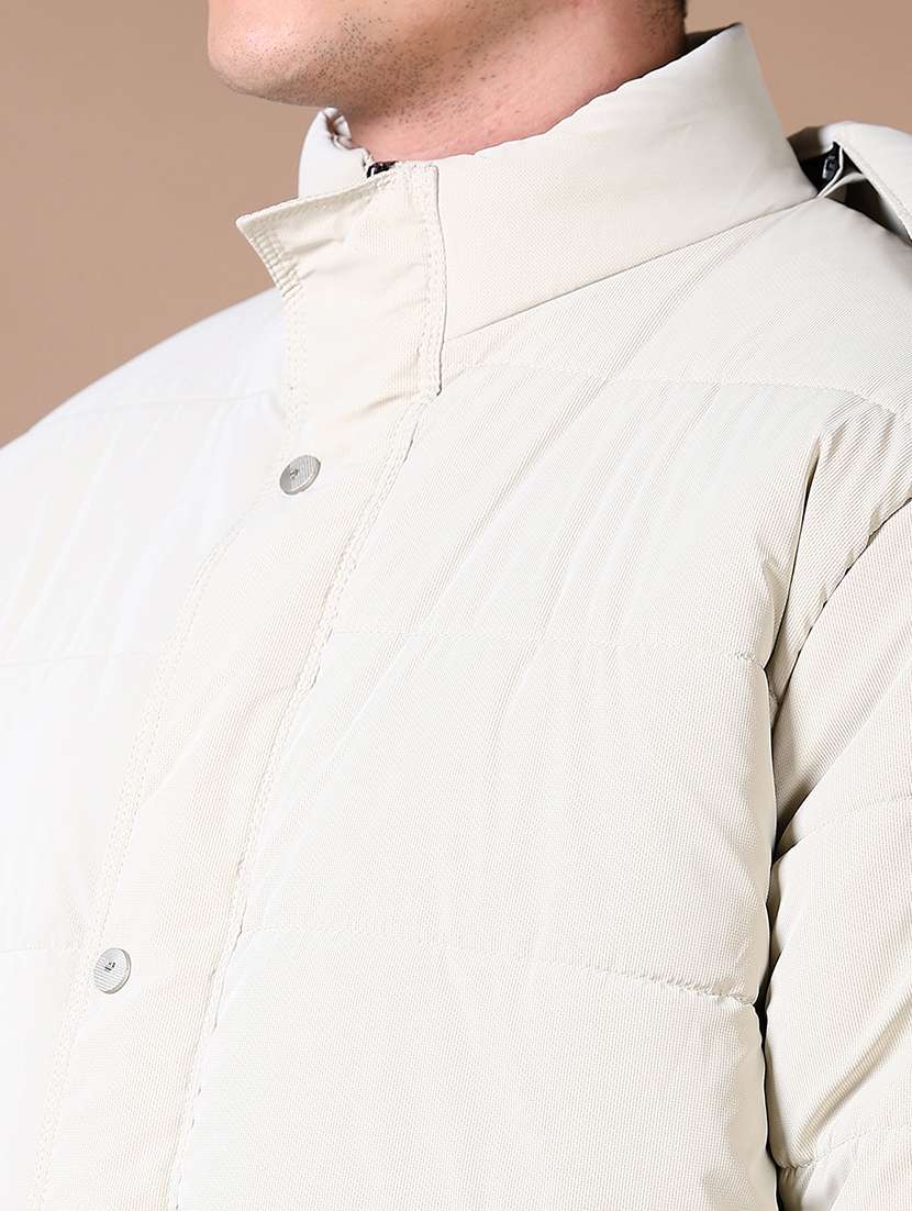 men solid long sleeve quilted jacket - 21639266 -  Standard Image - 5