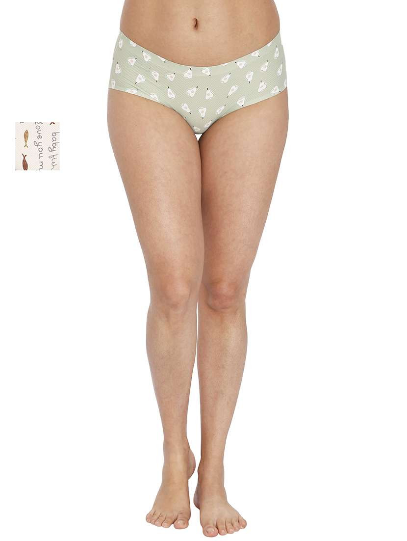 women pack of 2 printed panty combo