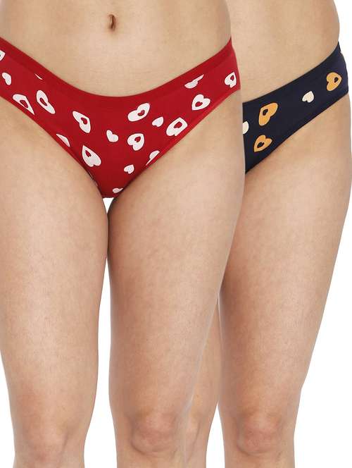 women printed mid rise panty combo - 21639627 -  Standard Image - 0