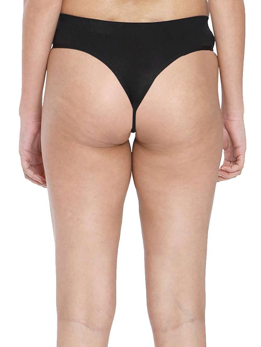 women mid rise solid thongs  - 21639659 -  Standard Image - 3