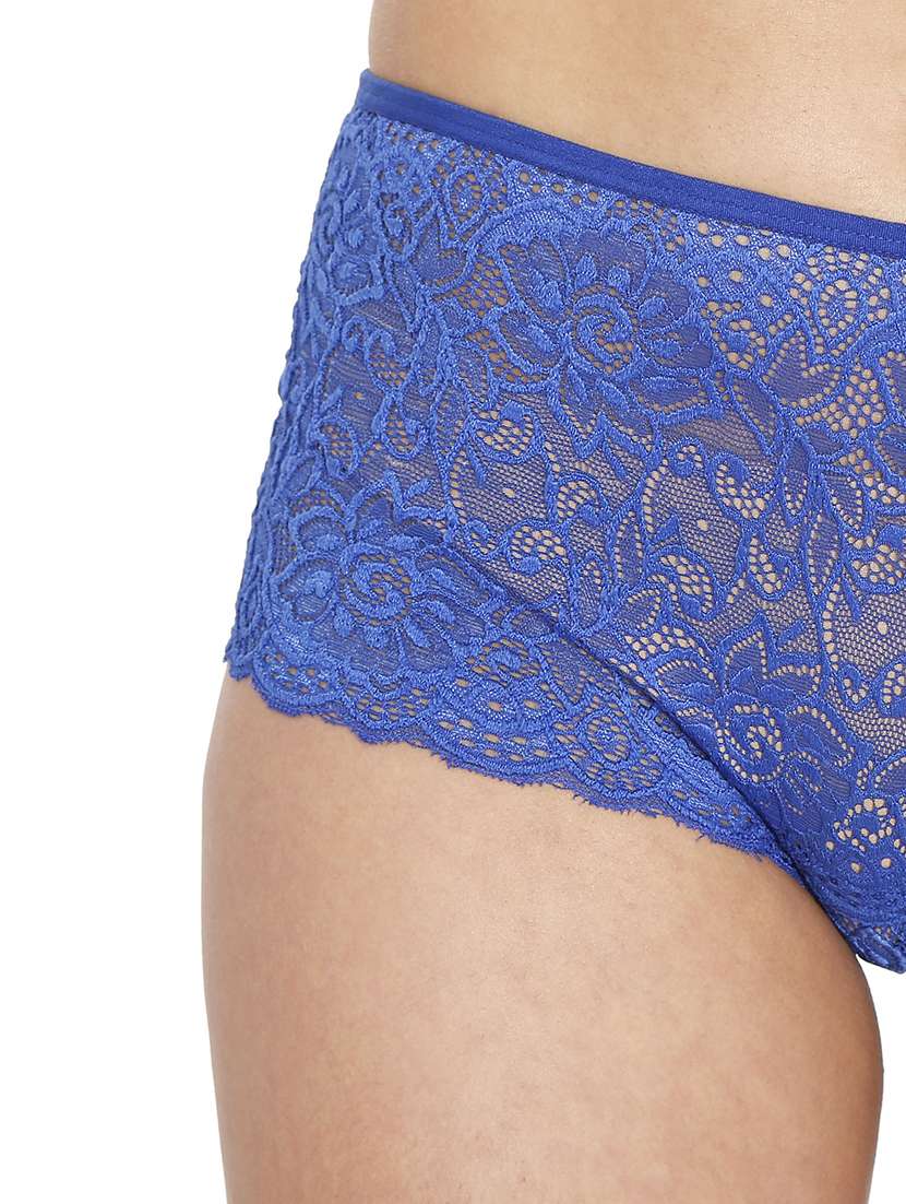 women lace detailed boy shorts combo - 21639679 -  Standard Image - 3