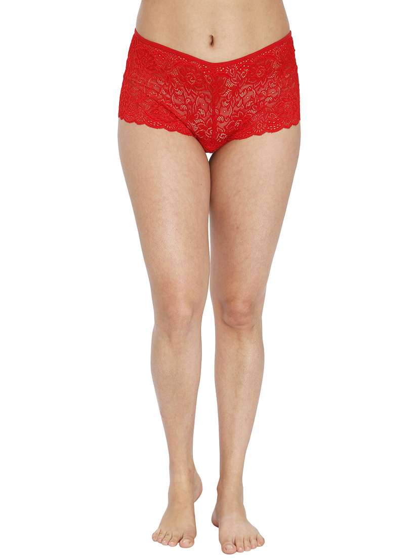 women lace detailed boy shorts combo - 21639684 -  Standard Image - 3