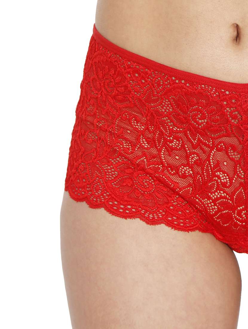 women lace detailed boy shorts combo - 21639684 -  Standard Image - 5