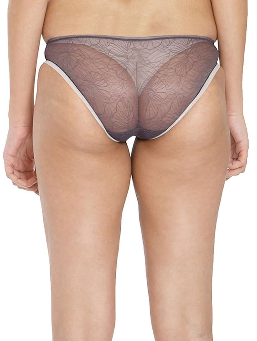 women grey lace bikini panty - 21639689 -  Standard Image - 3