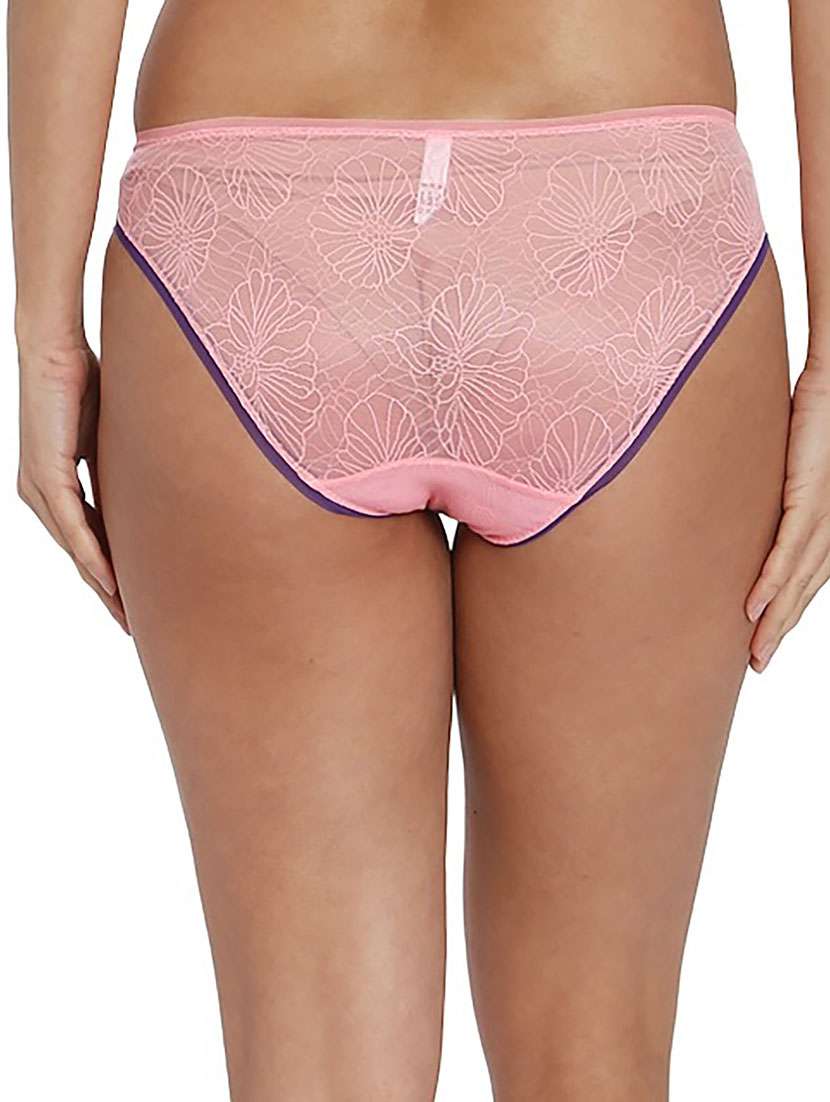 women pink lace bikini panty - 21639690 -  Standard Image - 3
