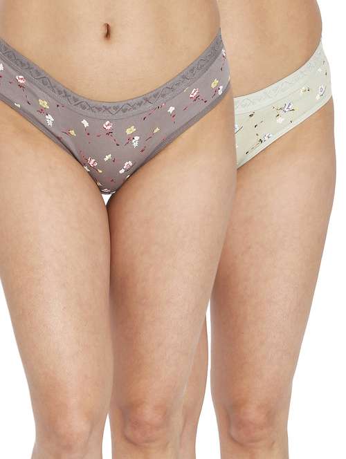 women multi color florals combos panty