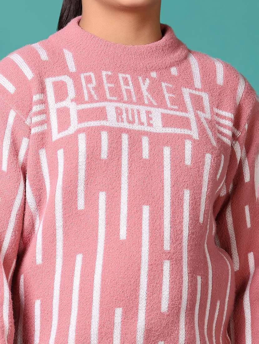 girls self designed long sleeve sweater - 21639777 - Standard Image - 3