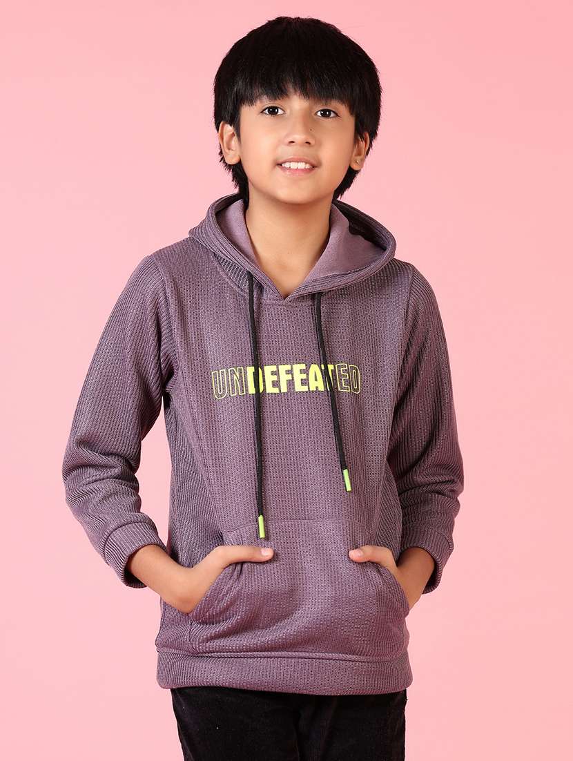 boys long sleeves chest printed sweatshirt