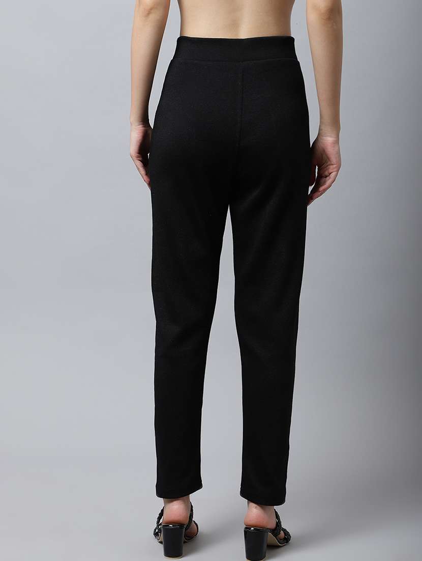 women pack of 2 solid woolen jeggings - 21639901 -  Standard Image - 5