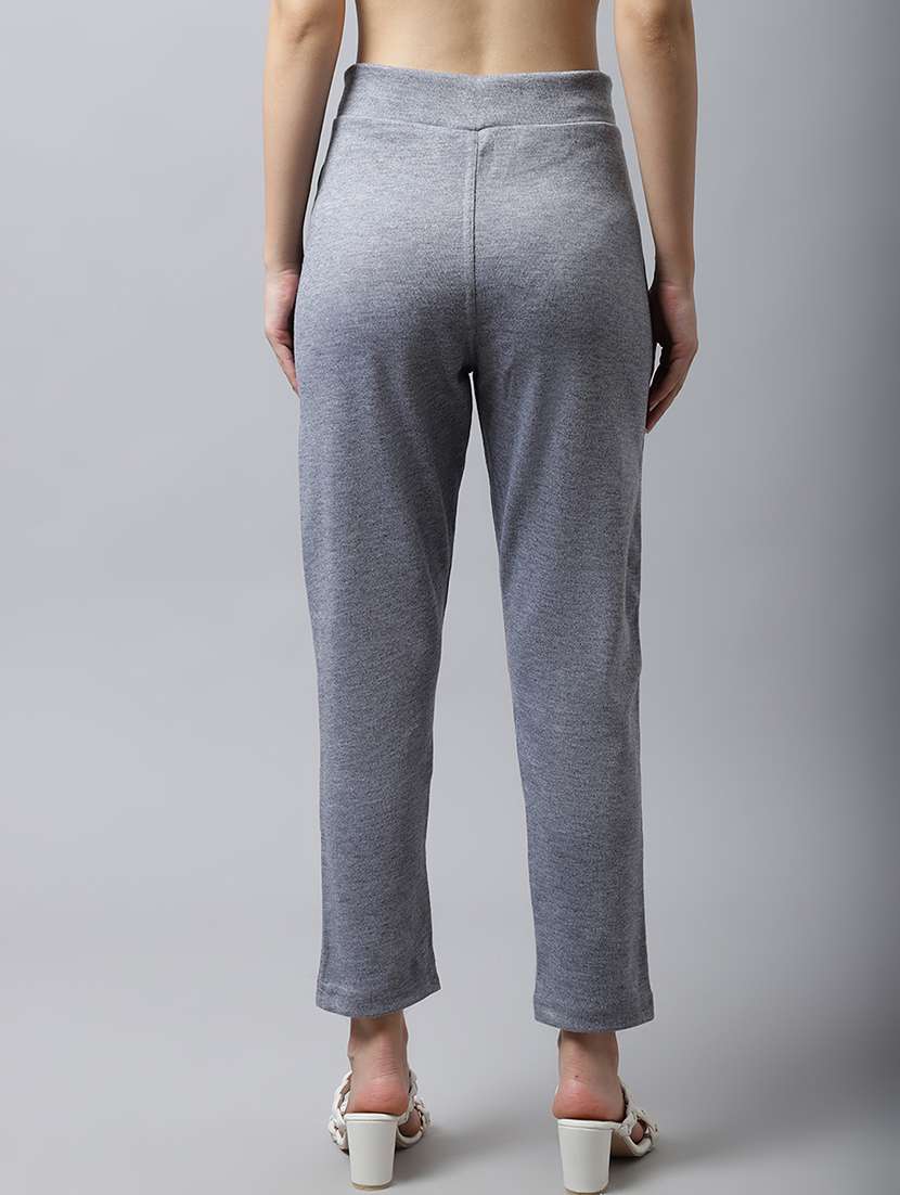 women pack of 2 solid woolen jeggings - 21639912 -  Standard Image - 5