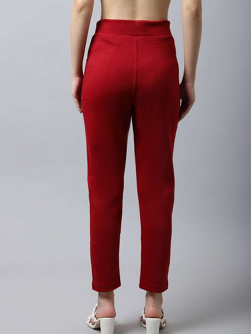 women pack of 2 solid woolen jeggings - 21639913 -  Standard Image - 5