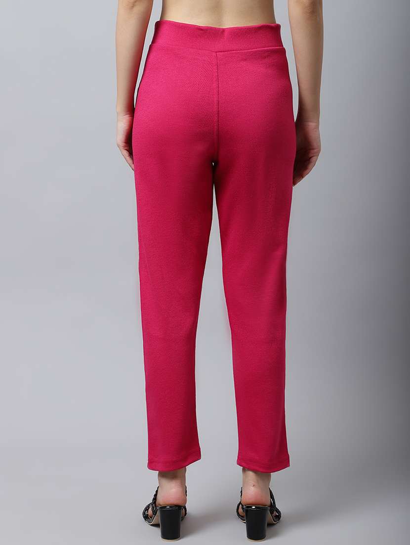 women pack of 2 solid woolen jeggings - 21639922 - Standard Image - 5