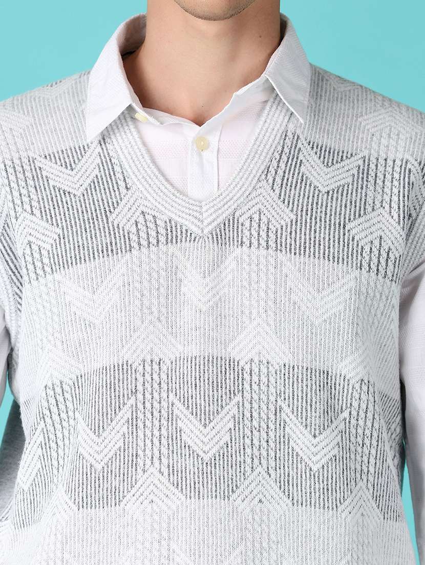 men self design sleeveless regular fit pullover  - 21639977 -  Standard Image - 5