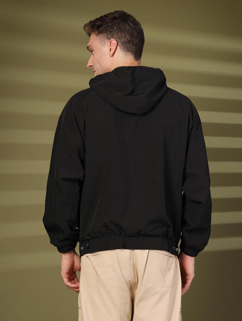 men solid long sleeve bomber jacket - 21640063 - Standard Image - 3