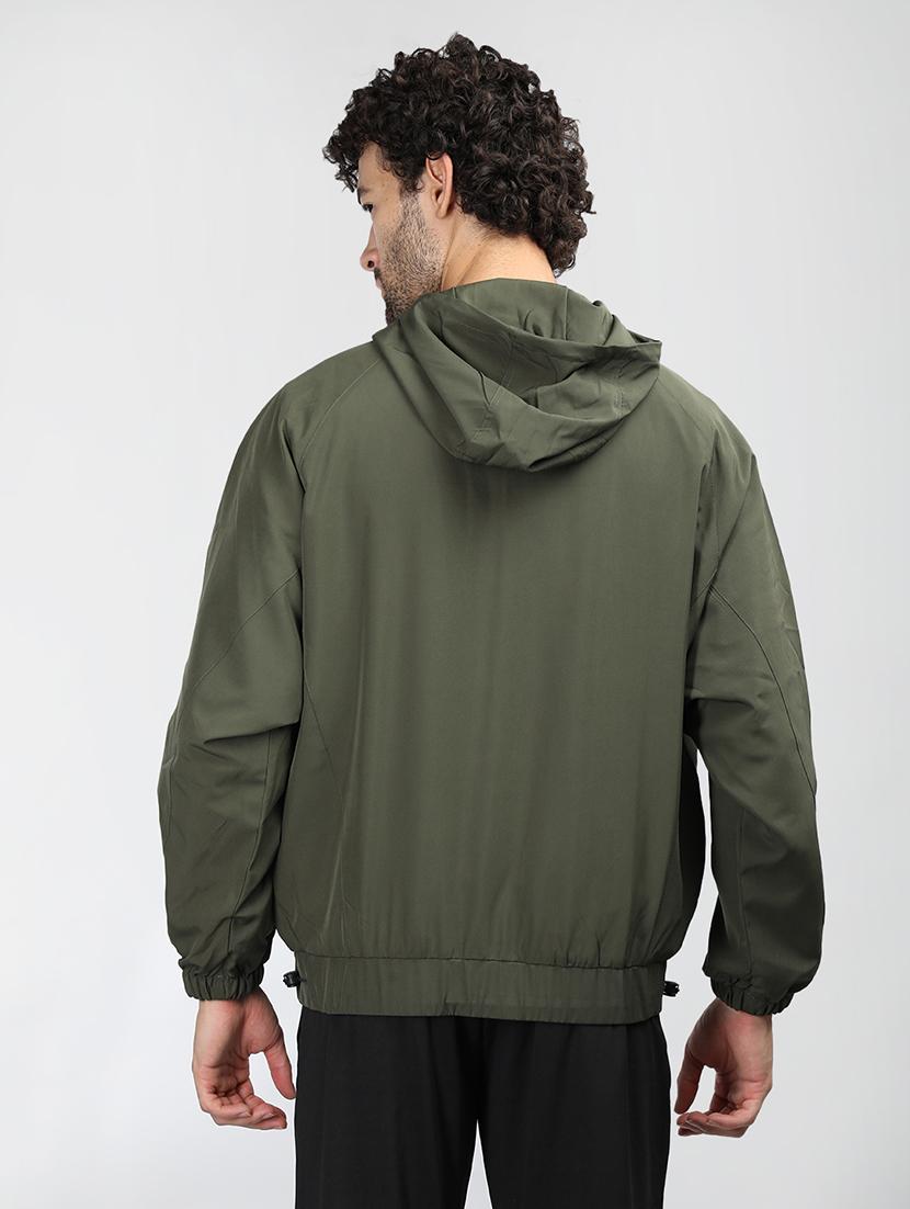 men solid long sleeve bomber jacket - 21640066 - Standard Image - 3