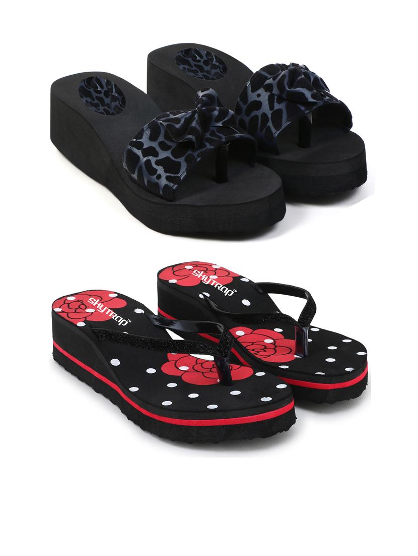 women pack of 2 comfy lounge flip-flops - 21640508 -  Zoom Image - 0