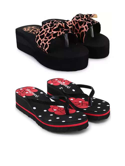 women pack of 2 comfy lounge flip-flops - 21640547 -  Standard Image - 0