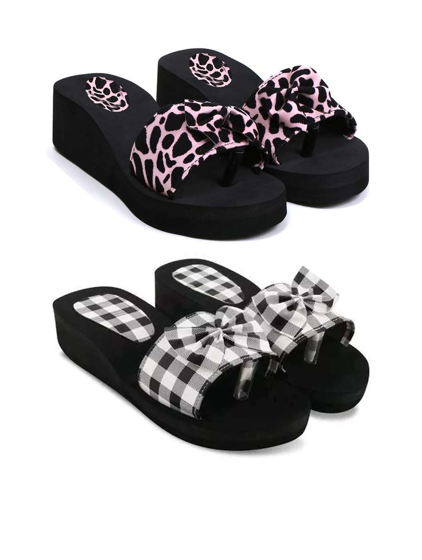 women pack of 2 comfy lounge flip-flops