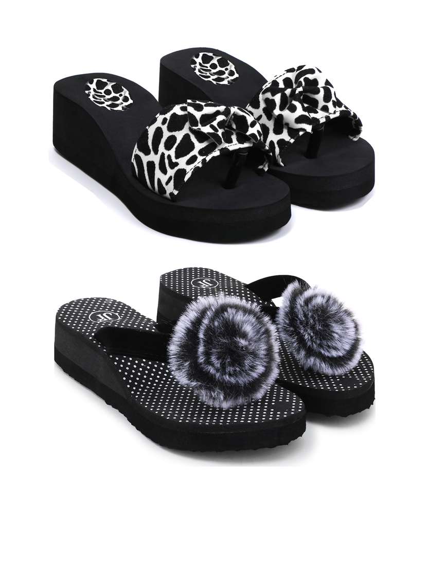 women pack of 2 comfy lounge flip-flops