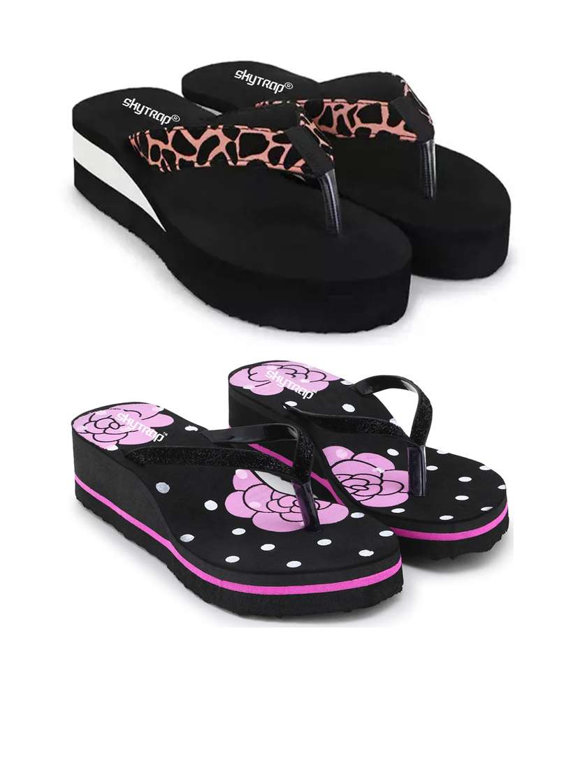 women pack of 2 comfy lounge flip-flops