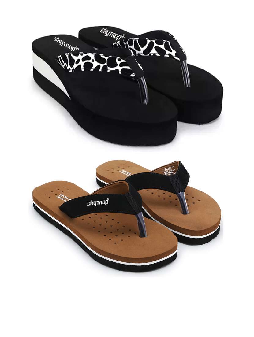 women pack of 2 comfy lounge flip-flops