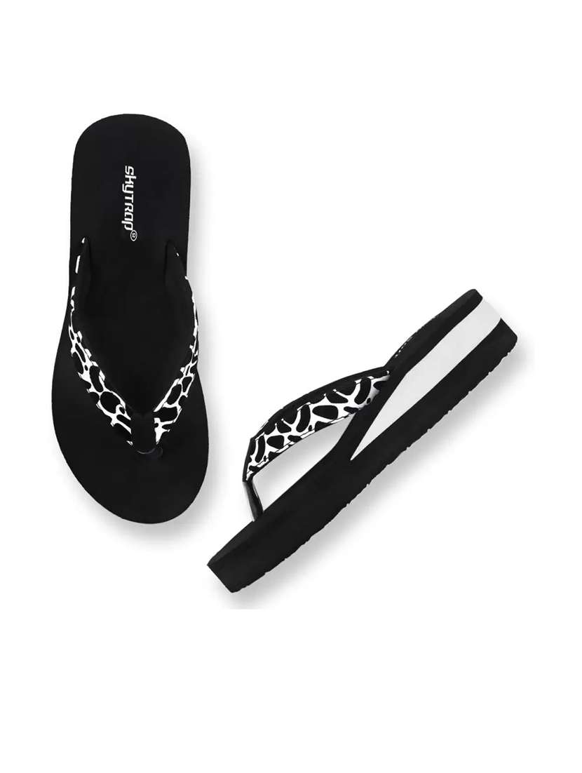 women black solid slippers - 21640738 -  Standard Image - 3