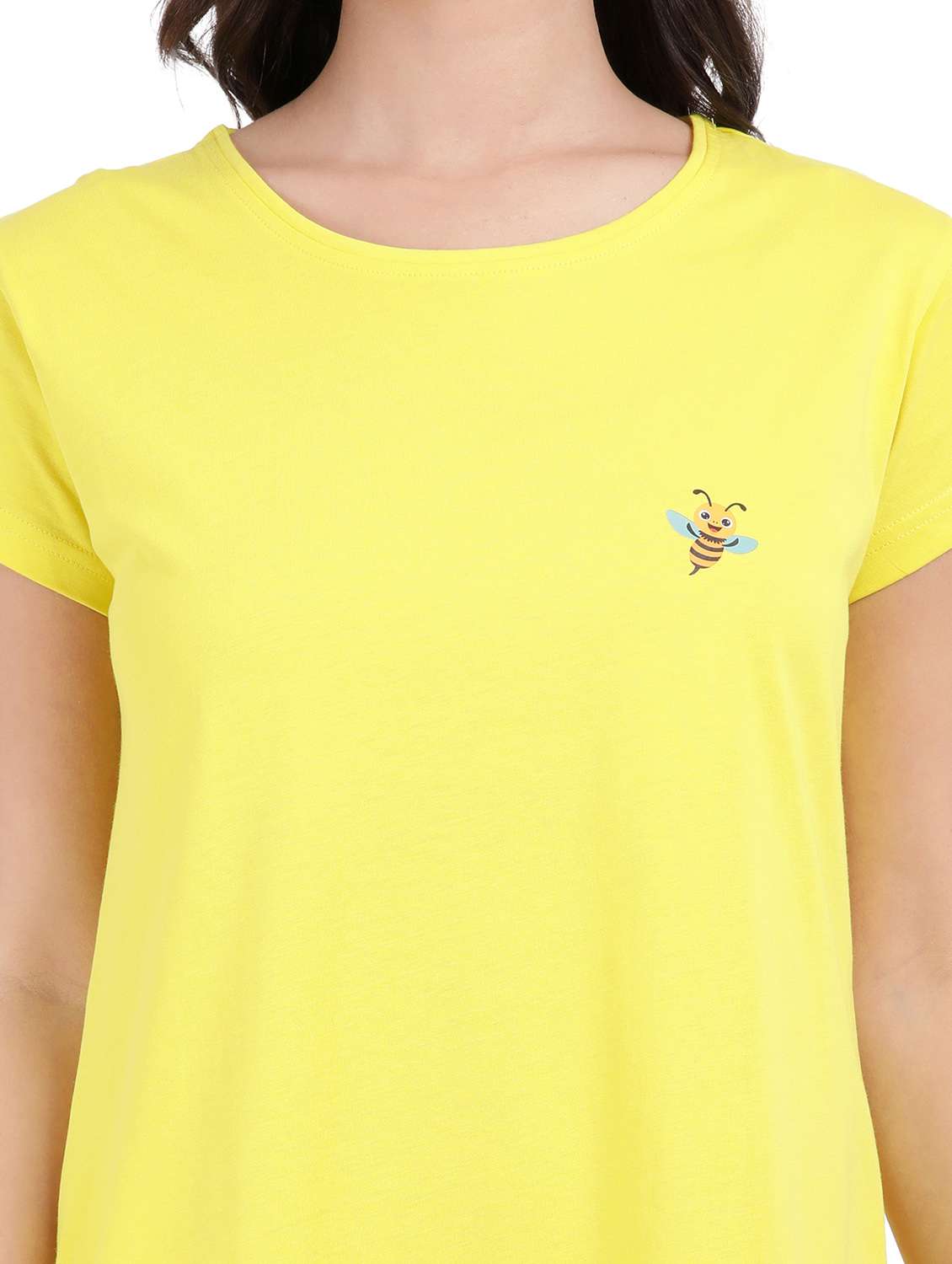 women solid short sleeve sleepshirt - 21640997 -  Standard Image - 5