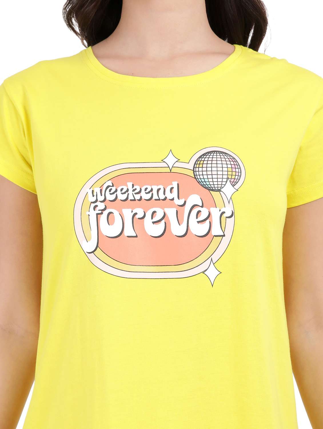 women solid short sleeve sleepshirt - 21641002 -  Standard Image - 5