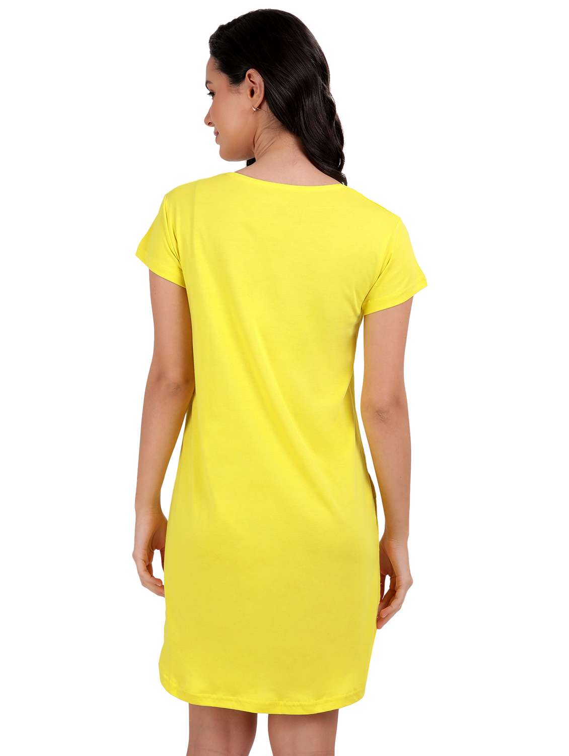 women chest print cotton sleepshirts - 21641012 -  Standard Image - 3