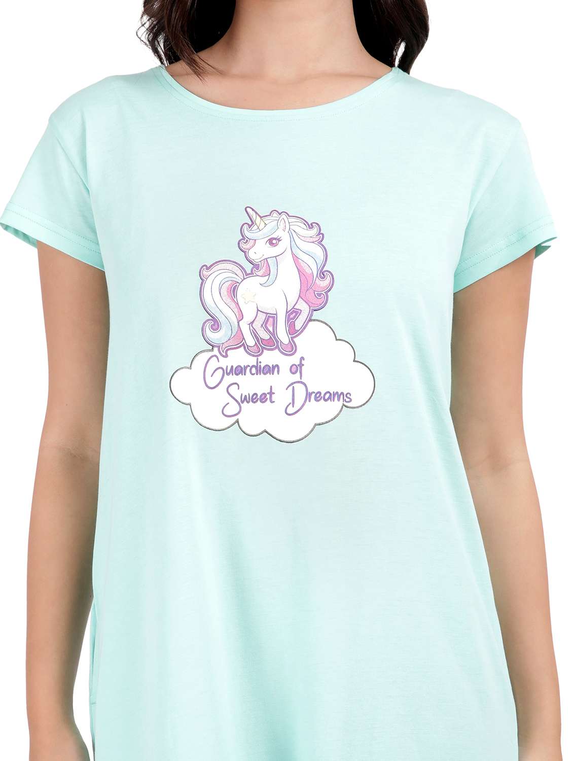 women printed cotton sleepshirts - 21641020 -  Standard Image - 5