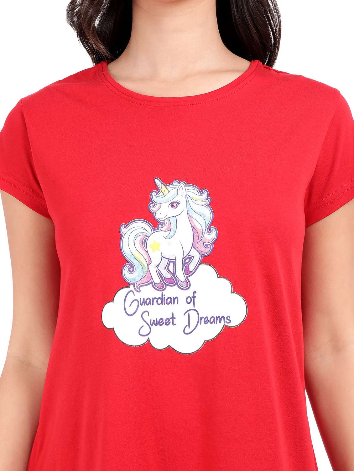 women printed cotton sleepshirts - 21641021 -  Standard Image - 5