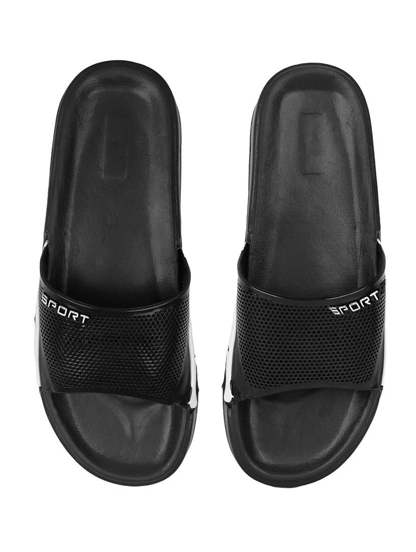 men solid slider flip flop - 21641100 - Standard Image - 5