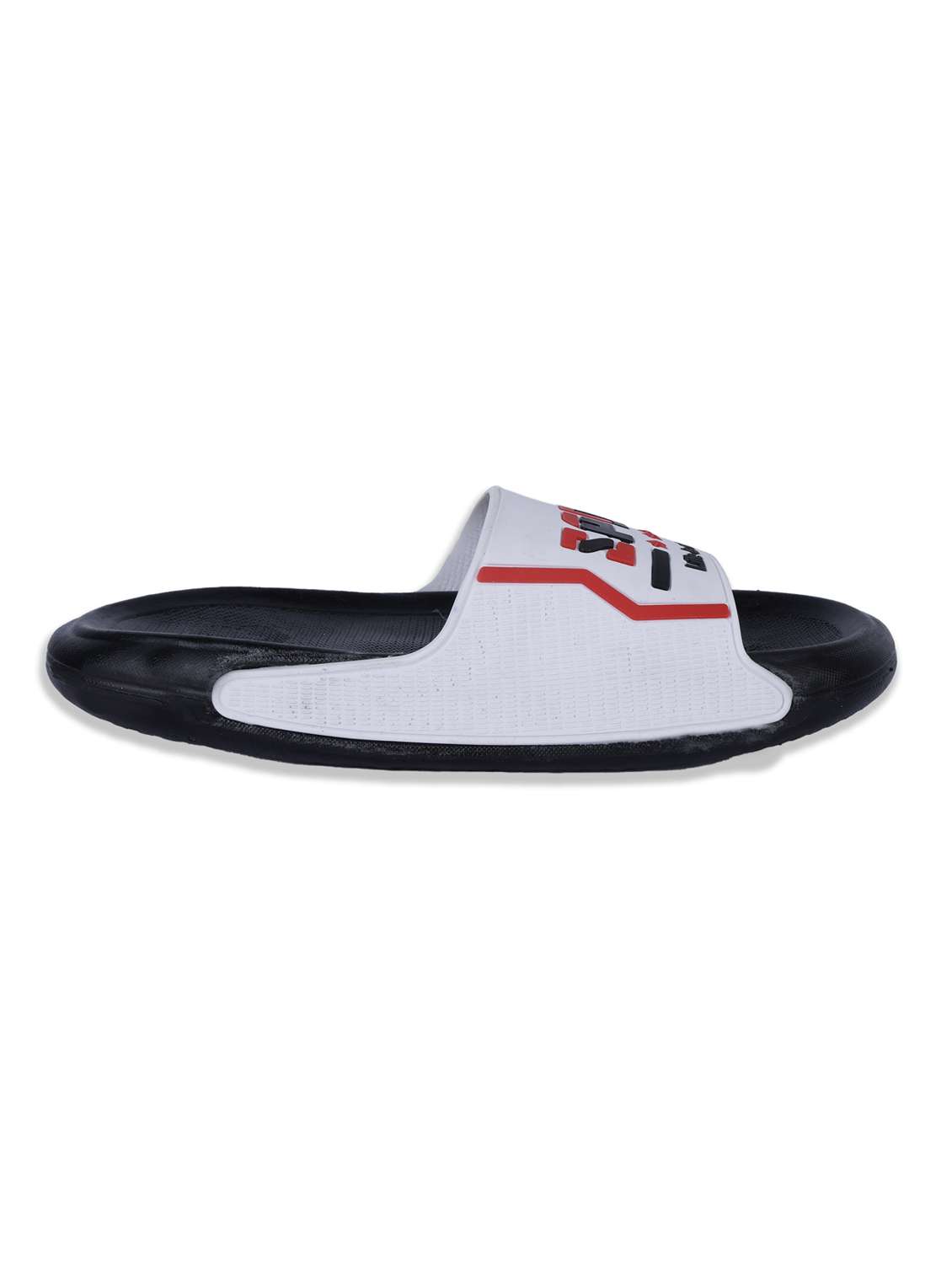 men printed slider flip flop - 21641113 - Standard Image - 3
