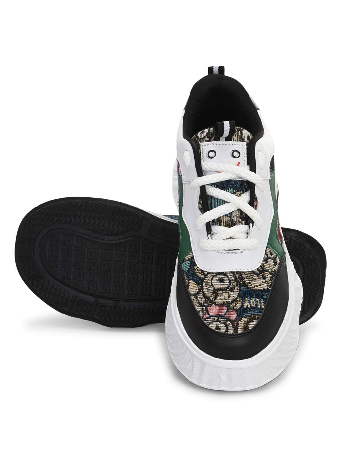 men printed lace up sneaker - 21641124 -  Standard Image - 5