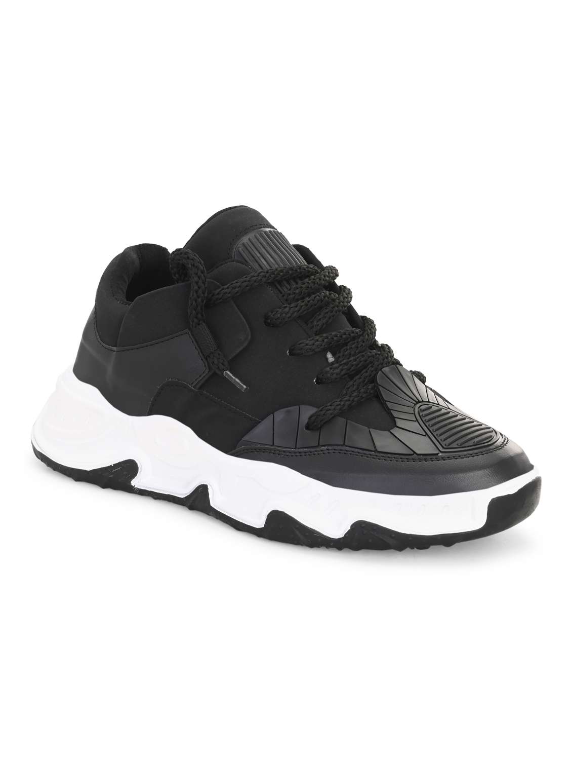 men solid lace up sneaker - 21641125 -  Standard Image - 3